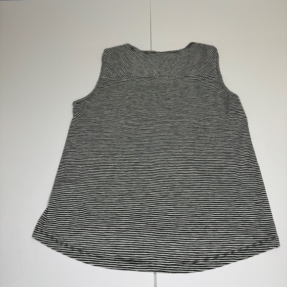 Athleta Black & White Striped Modal-Blend Top – Size S – Soft & Lightweight - Picture 3 of 12
